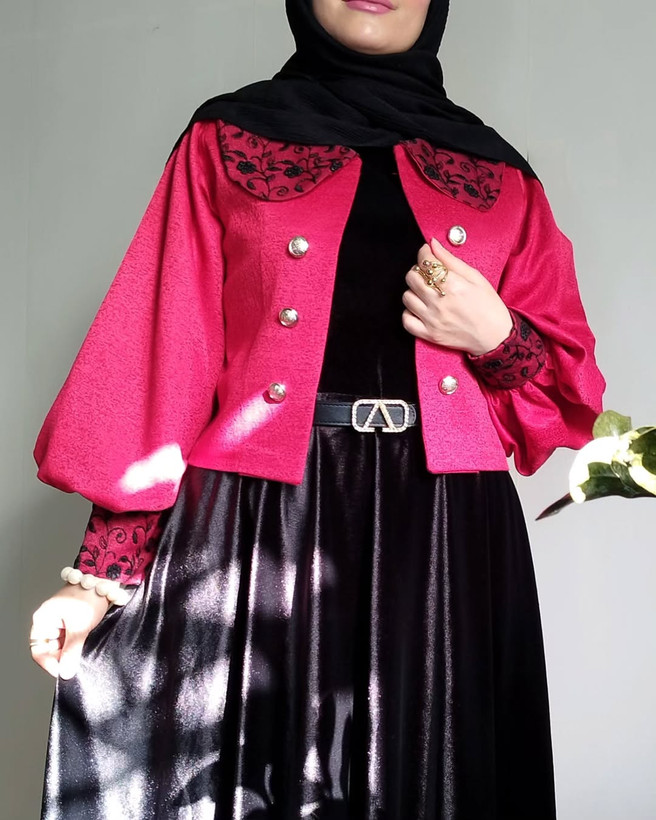 ست کت و سارافون زنانه مدل یلدایی