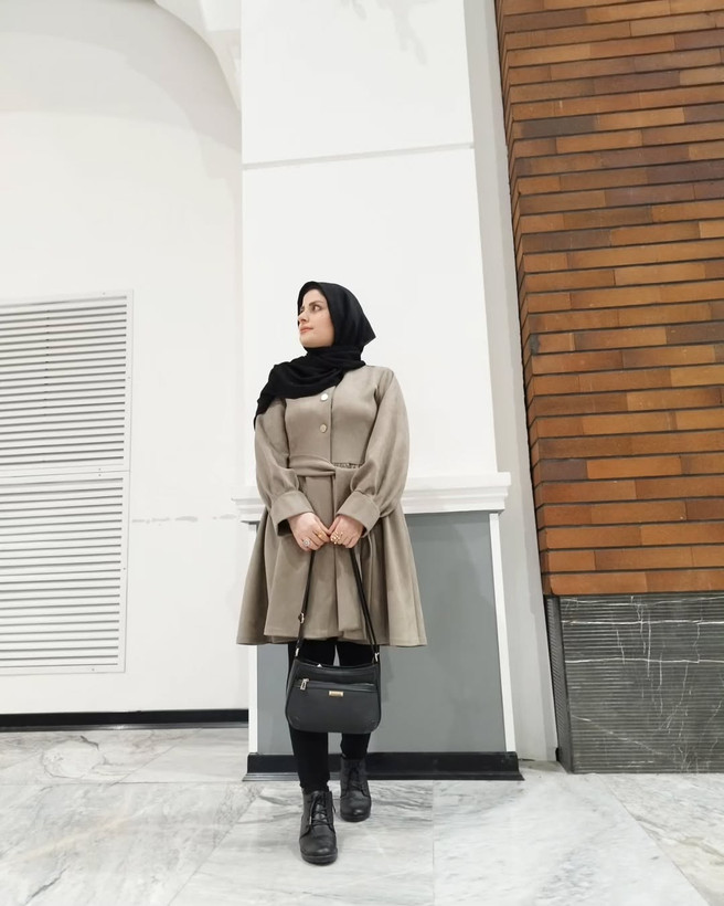 مانتو زنانه مدل عروسکی جنس سویت غواصی