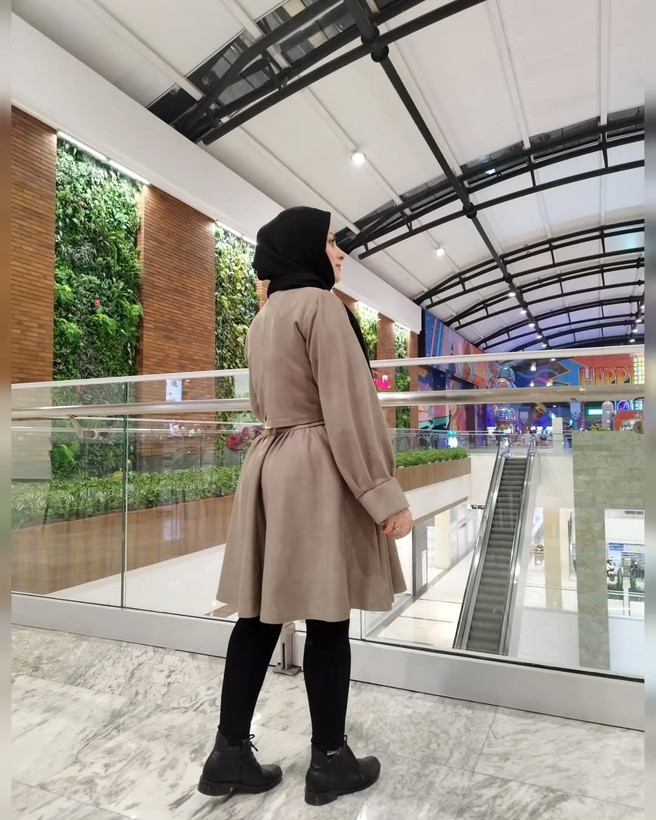 مانتو زنانه مدل عروسکی جنس سویت غواصی